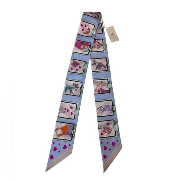 NWT Hermes Silk Story Twilly - Picture 2 of 7